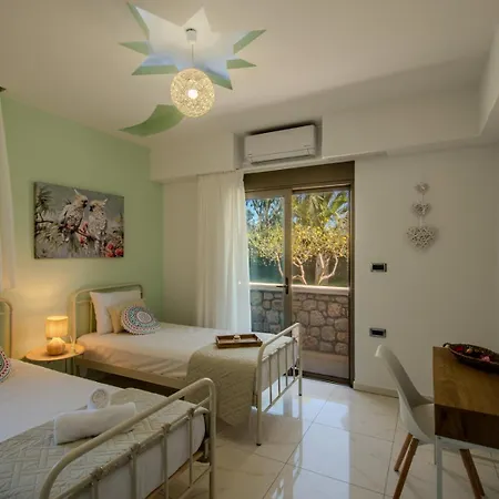 컨트리하우스 Cozydama Family Retreat - Pool & Garden Koskinou (Rhodes)